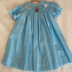 Shrimp and Grits Smocked Frozen dress